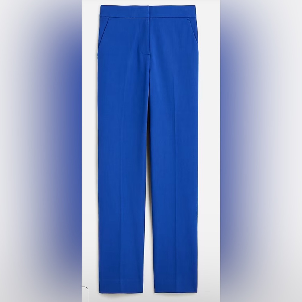 NWOT JCrew Kate straight-leg pant in bi-stretch cotton blend - Picture 3 of 7